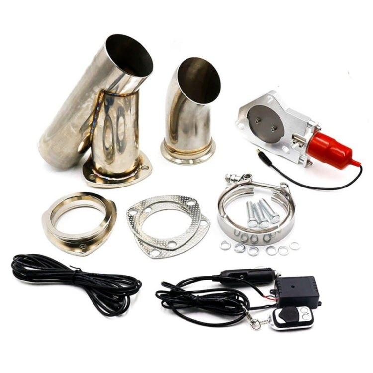 Stainless Steel Car Remote Control Electric Exhaust Valve Pipe Set, Size: 3 inch, YC100414 Stainless Steel Car Remote Control Electric Exhaust Valve Pipe Set, Size: 3 inch, YC100414